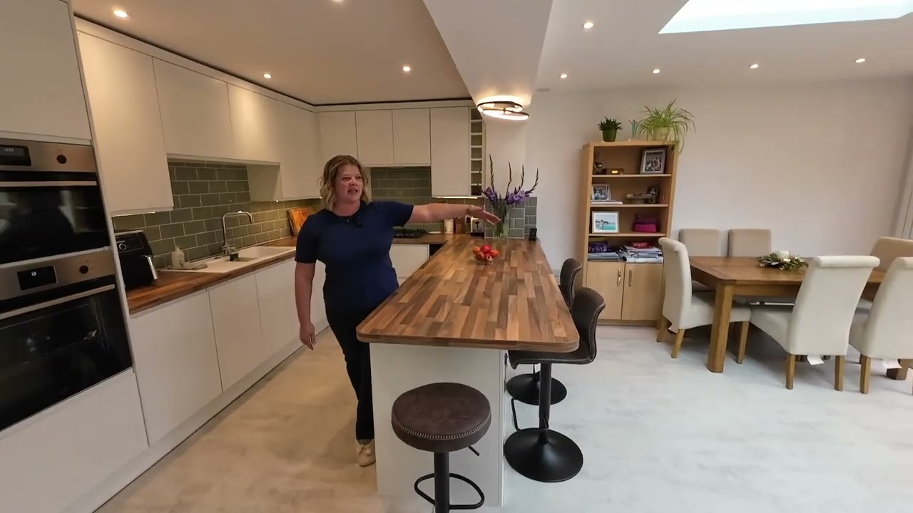 Customer testimonial video - We have completed single storey rear extension with flat roof, large Bi-Fold door, roof lantern and kitchen installation in Crownhill